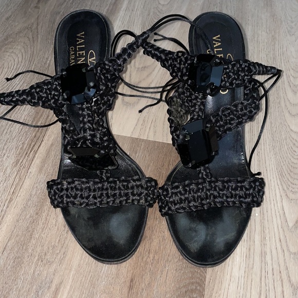 Valentino sandals, black size 38 - Picture 3 of 5